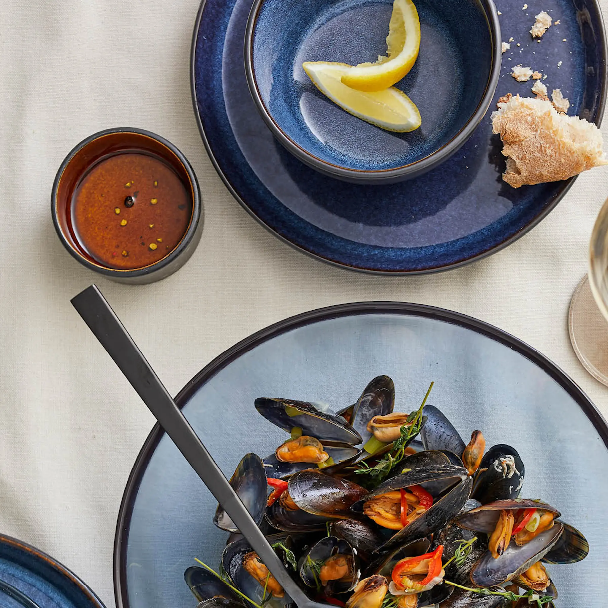 Bitz Miniskål 7,5 cm Svart/Bärnsten