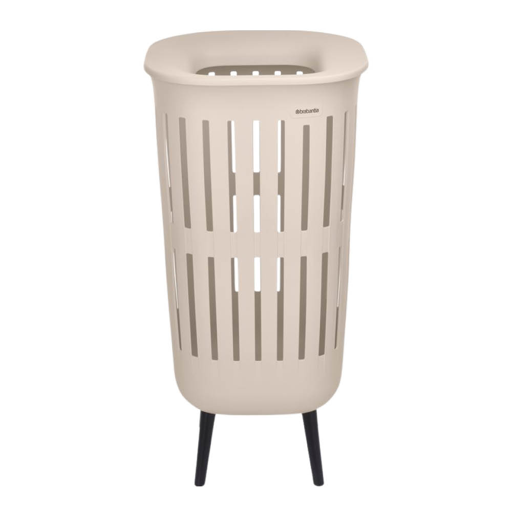 Brabantia Collect-It tvättkorg med ben 55 L soft beige