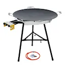 Set, Stekhäll 78 cm+Gasolbrännare+Regulatorset