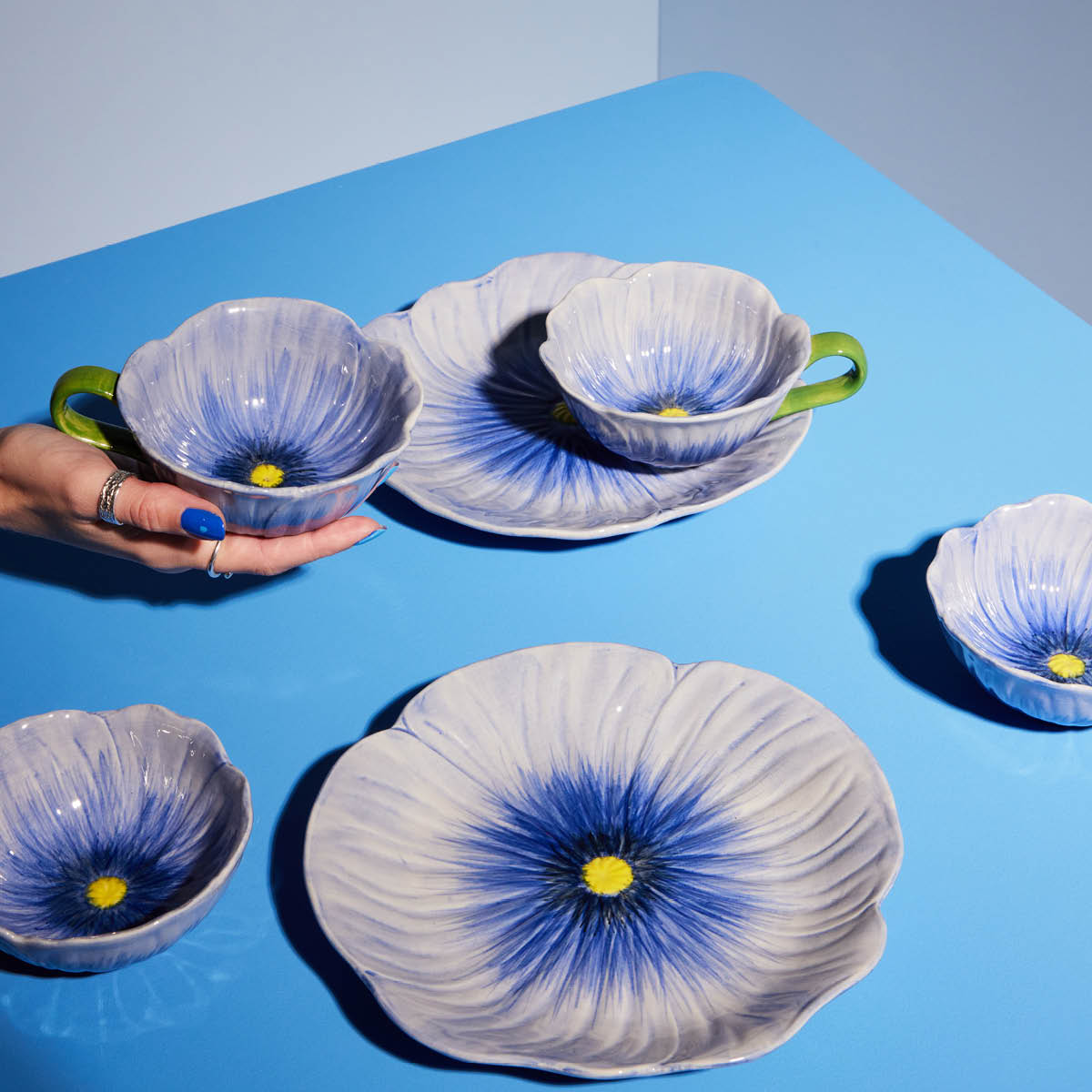 ByOn Poppy kopp 20 cl blå