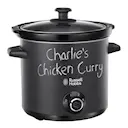 SlowCooker-gryta med griffeltavla 3,5 L 200W svart