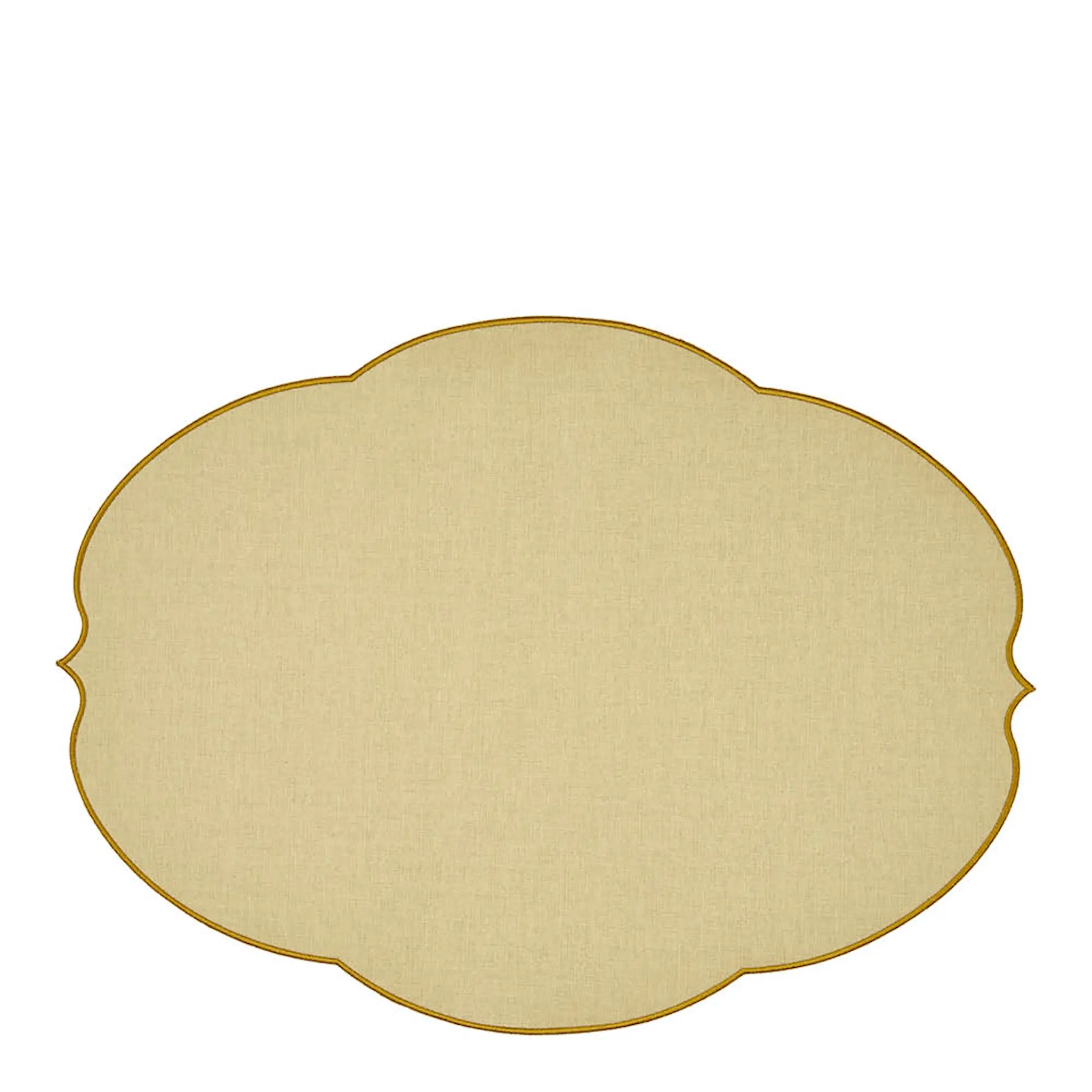 Guzzini Flowers bordbrikke 36x49 cm gul