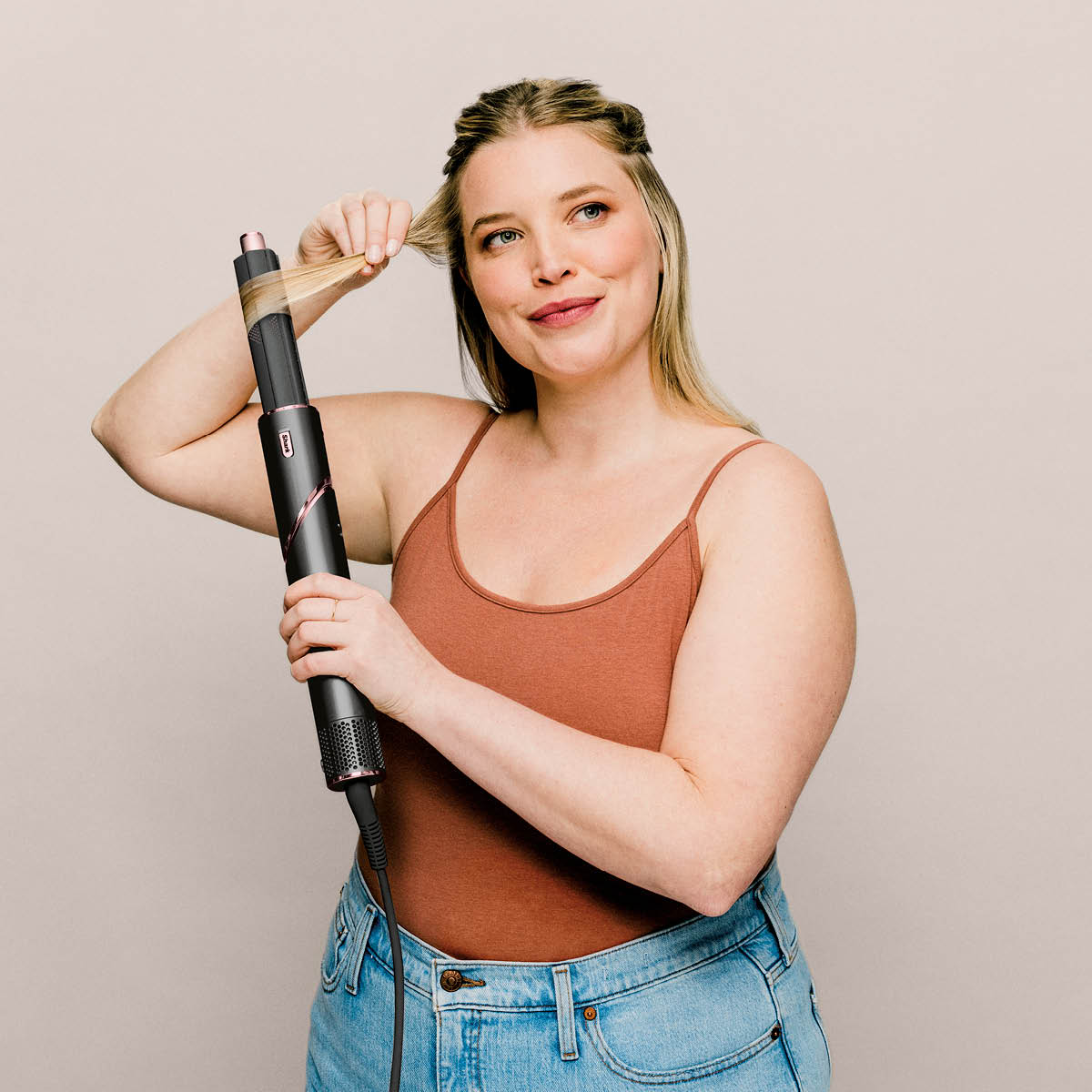 Shark Beauty FlexStyle 3-i-1 multistyler & hårfön HD426EU svart/rosé