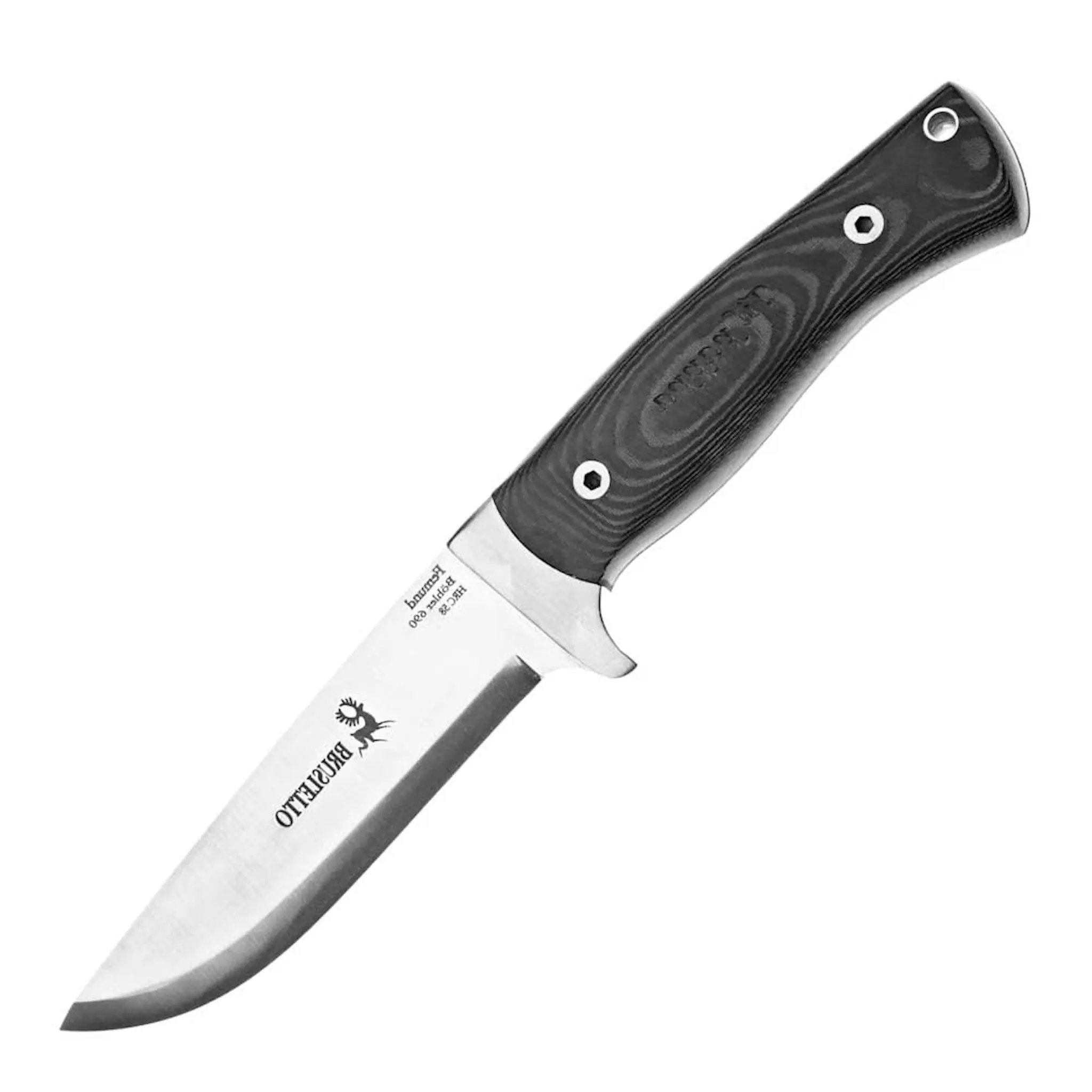 Brusletto Femund fulltångekniv 23,5 cm svart