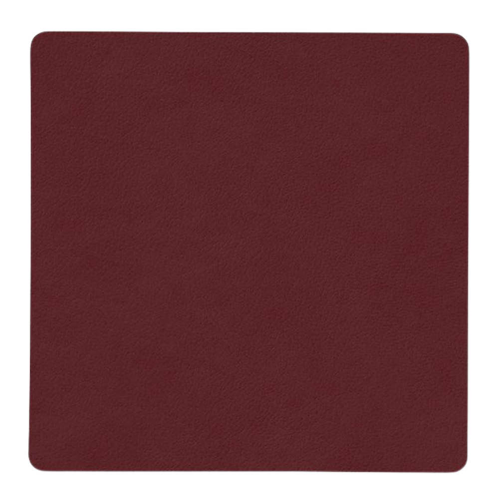LIND DNA Nupo Square glasunderlägg 10x10 cm Burgundy