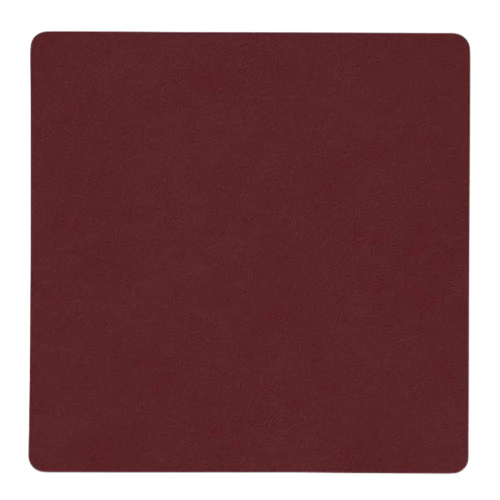 Nupo Square lasinalunen 10x10 cm Burgundy