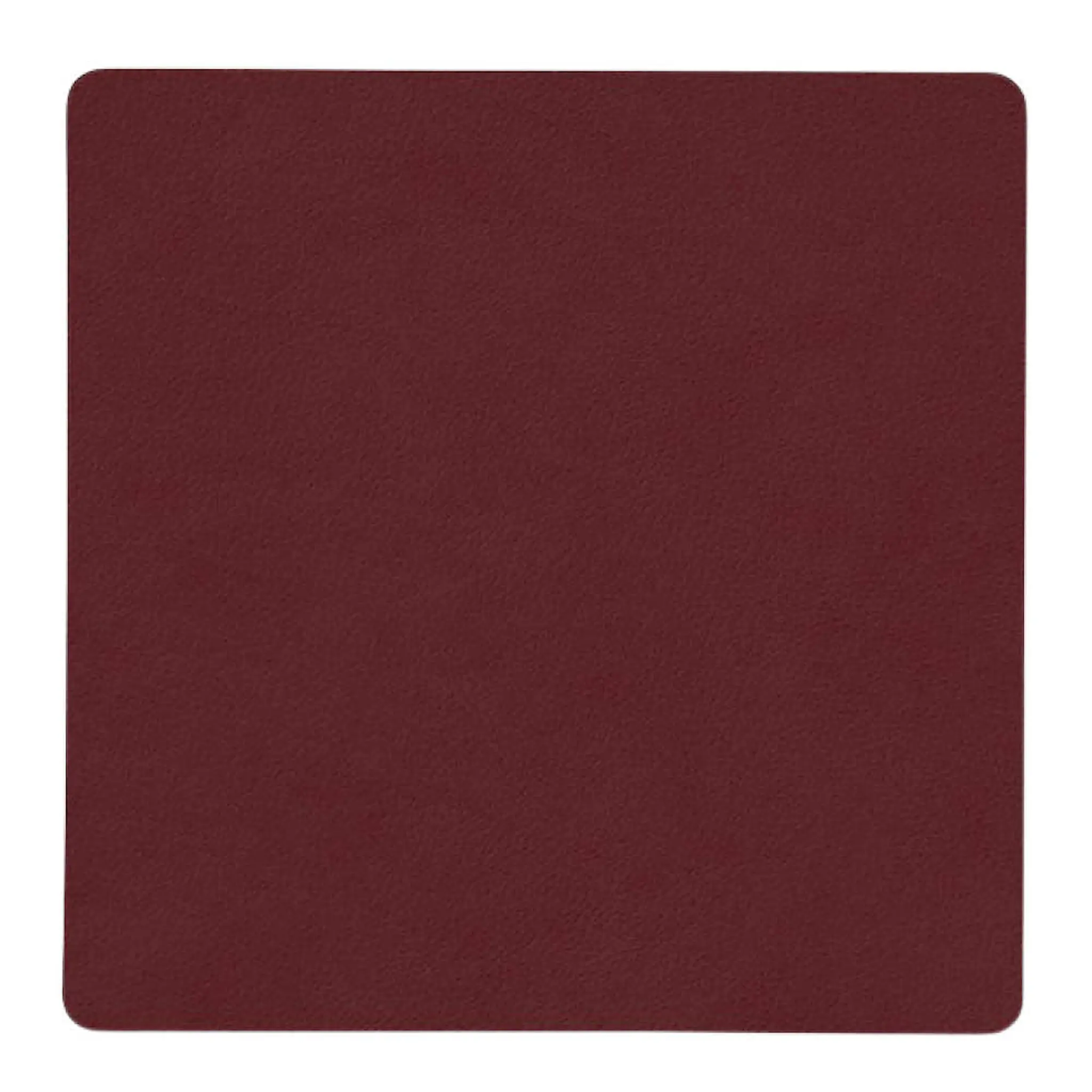 LIND DNA Nupo Square glasunderlägg 10x10 cm Burgundy