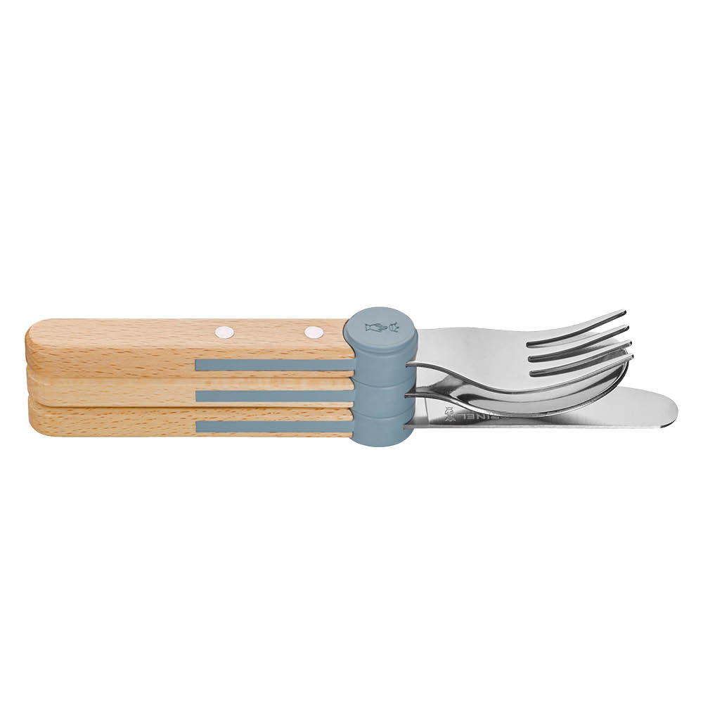 Opinel Petit Gourmet Lasten aterimet 3 osaa Sininen