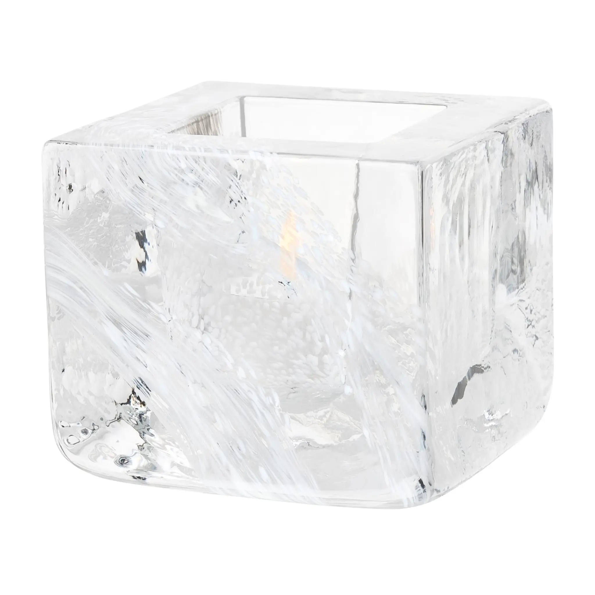 Kosta Boda Brick Ljuslykta 7,5 cm Vit