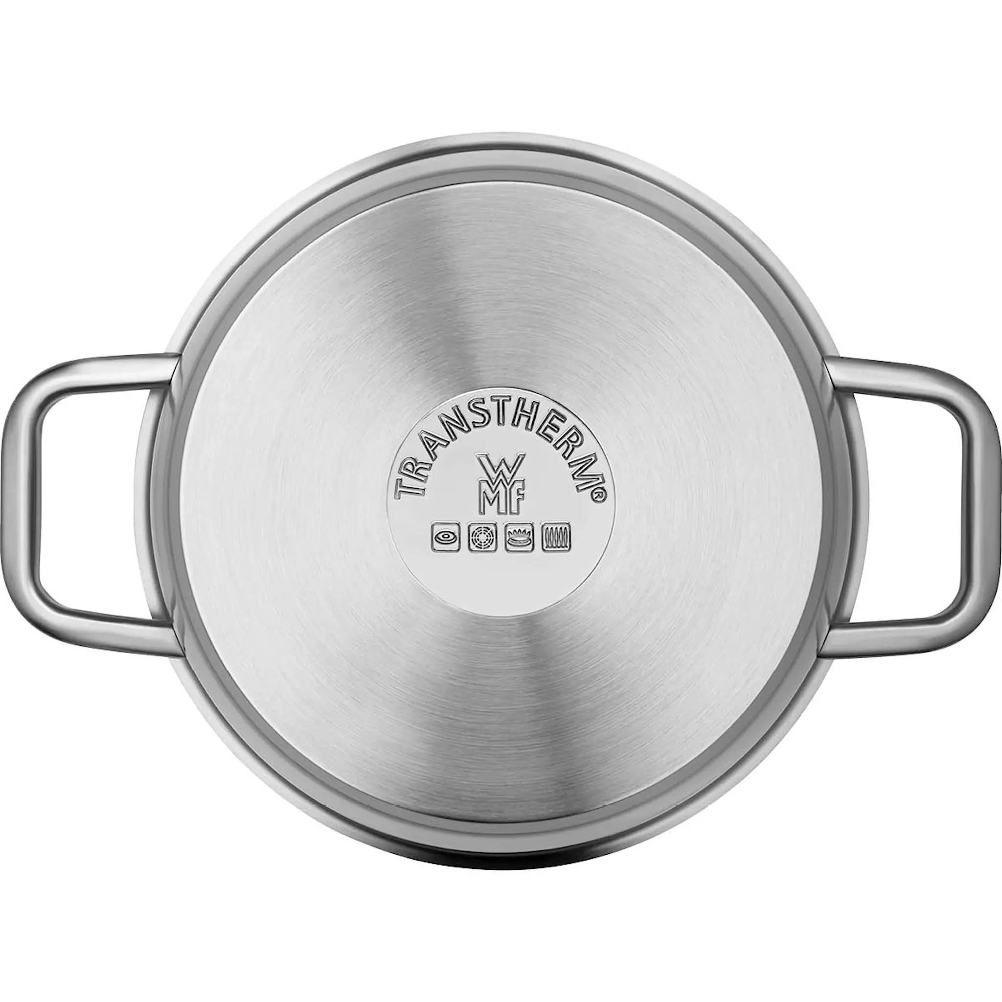 WMF Iconic hög kastrull med lock 22 cm 4,7 L