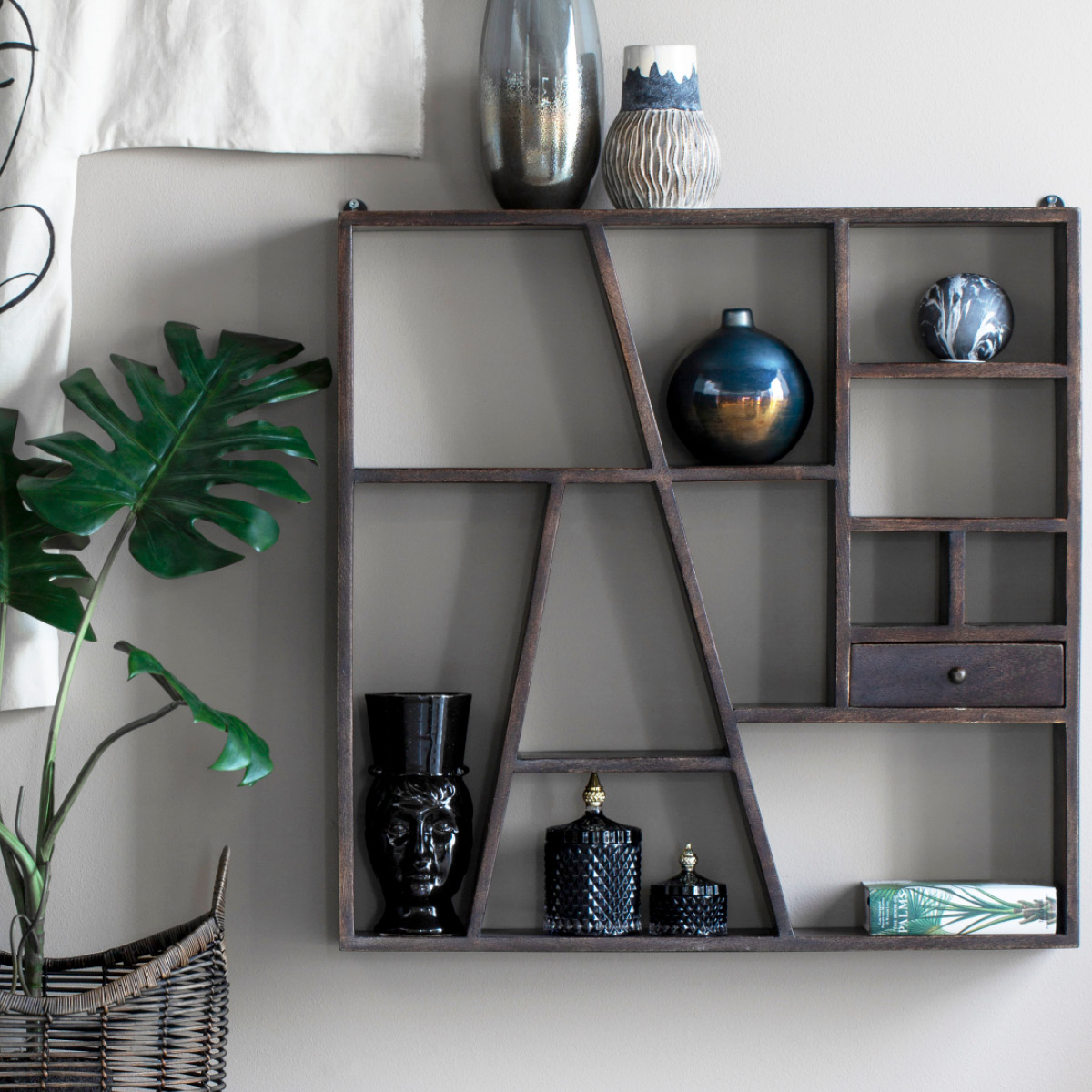 Lene Bjerre Miya Purkki 17,5 cm Tummansininen