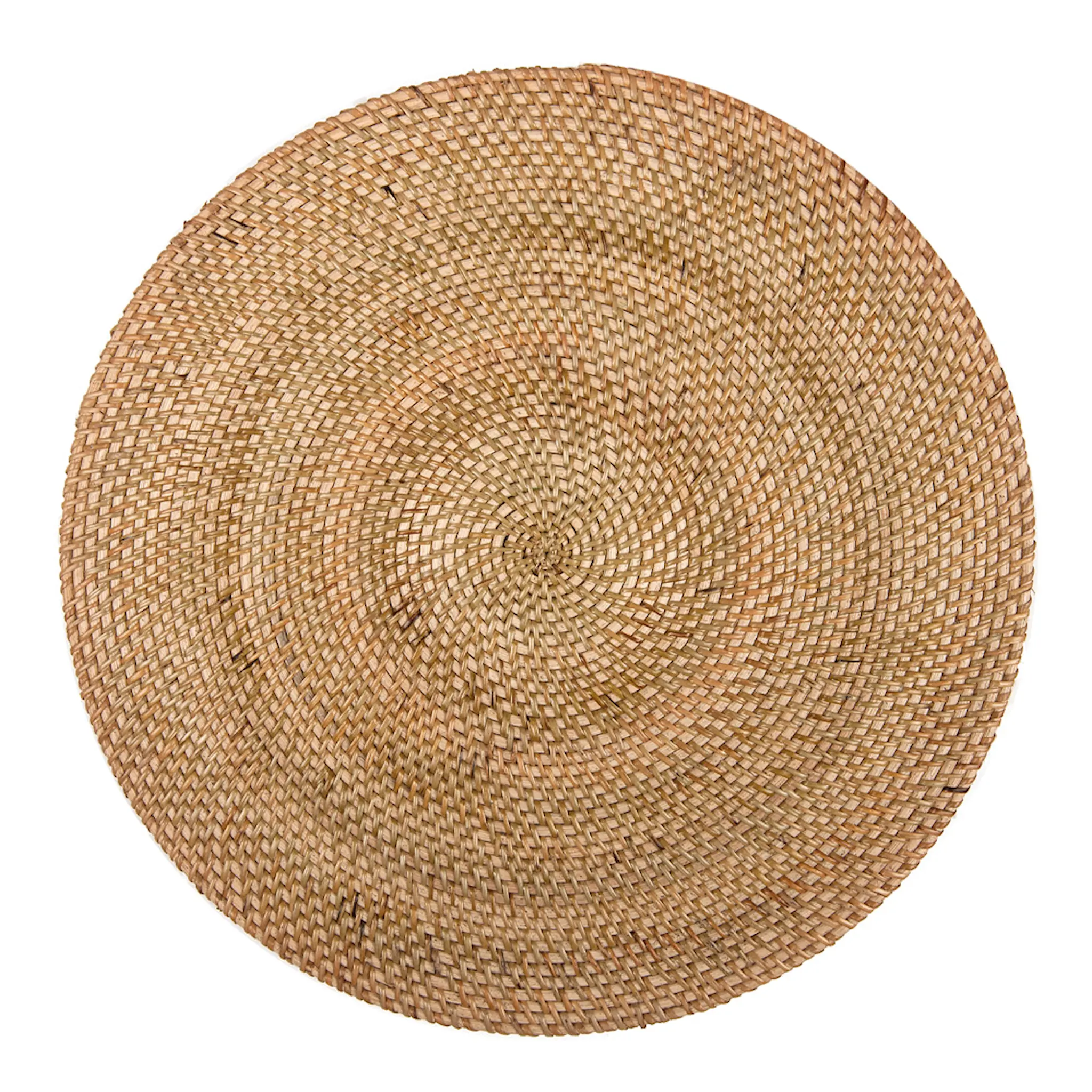 Ziczac Rattan Bordstablett 36 cm Rotting/Beige