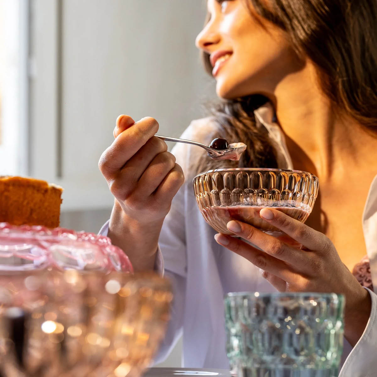 Guzzini Vanity skål 0,4 L 12 cm bioplast Powder