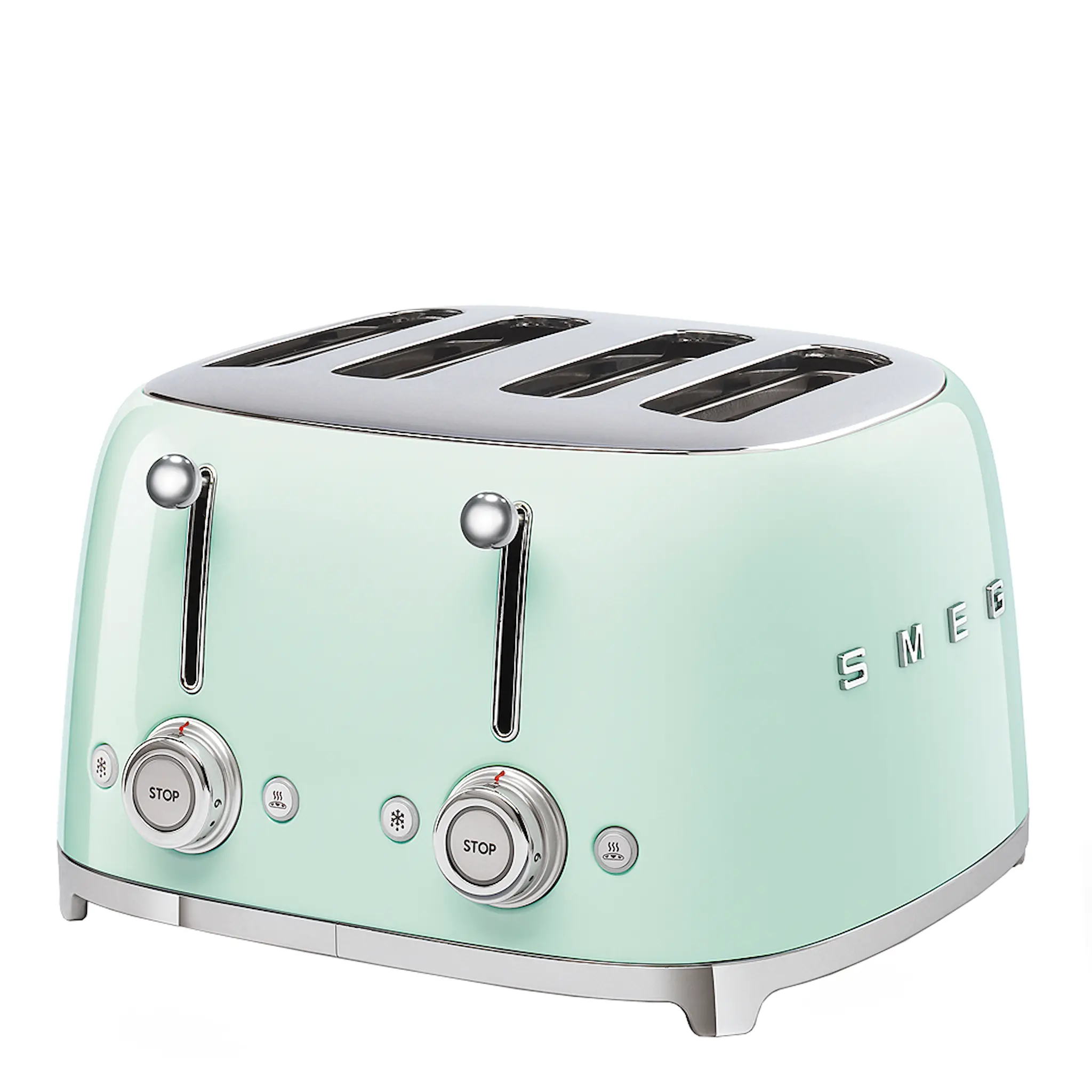 Smeg Smeg Brödrost 4 skivor TSF02 kvadrat Grön