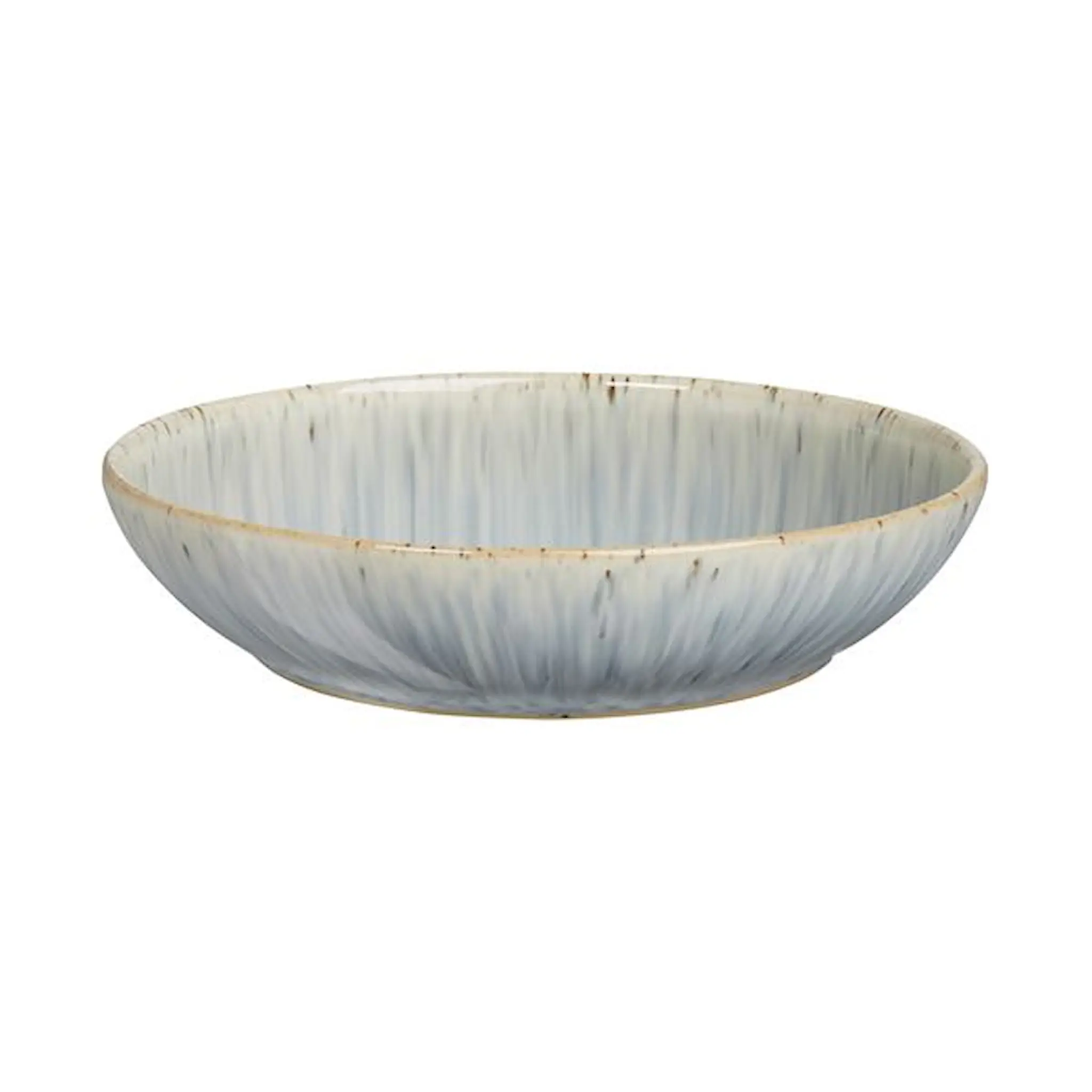 Denby Halo Speckle Pastatallrik 22 cm Grå
