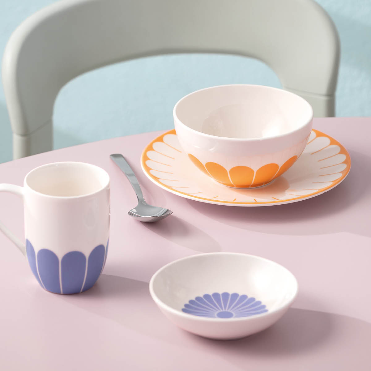 Villeroy & Boch Fleur soleil frokostbolle 14 cm 43 cl gul