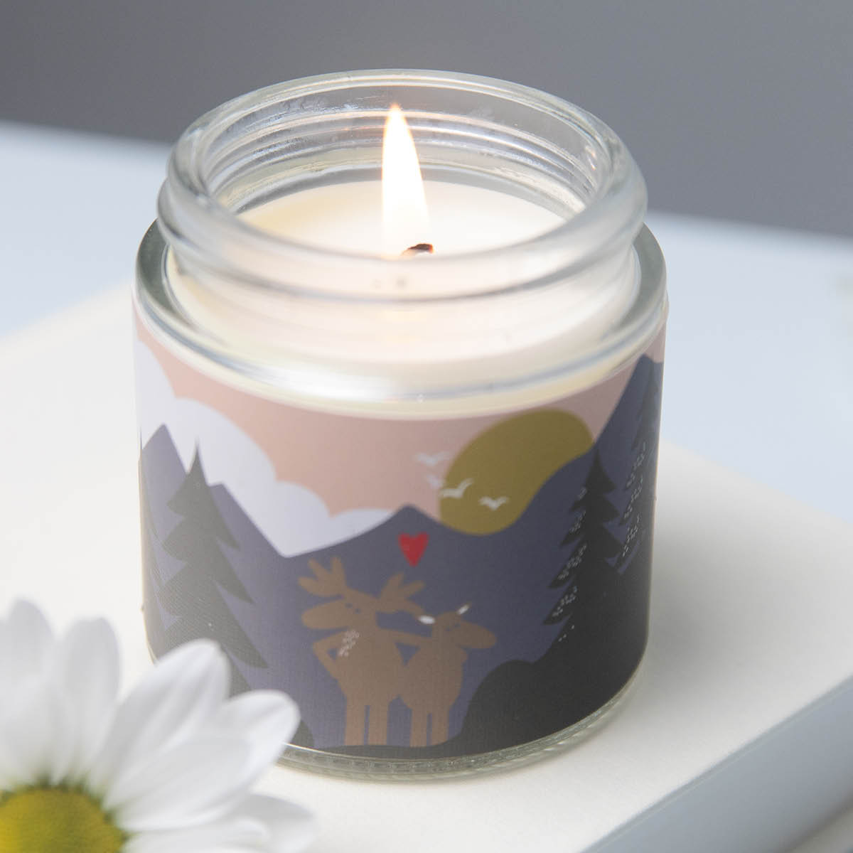 Pluto Tuoksukynttilä 6x5,8 cm Moose in love