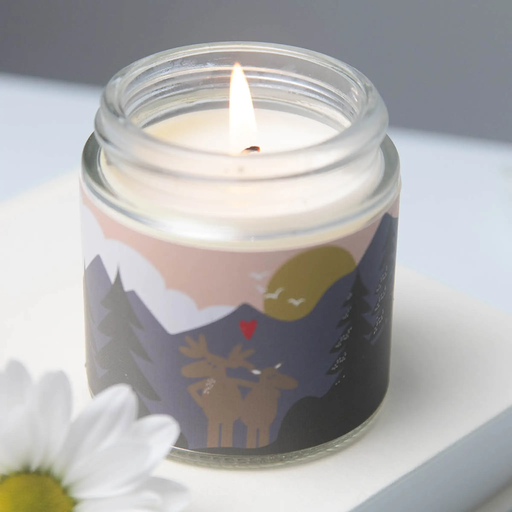 Pluto Doftljus 6x5,8 cm Moose in love