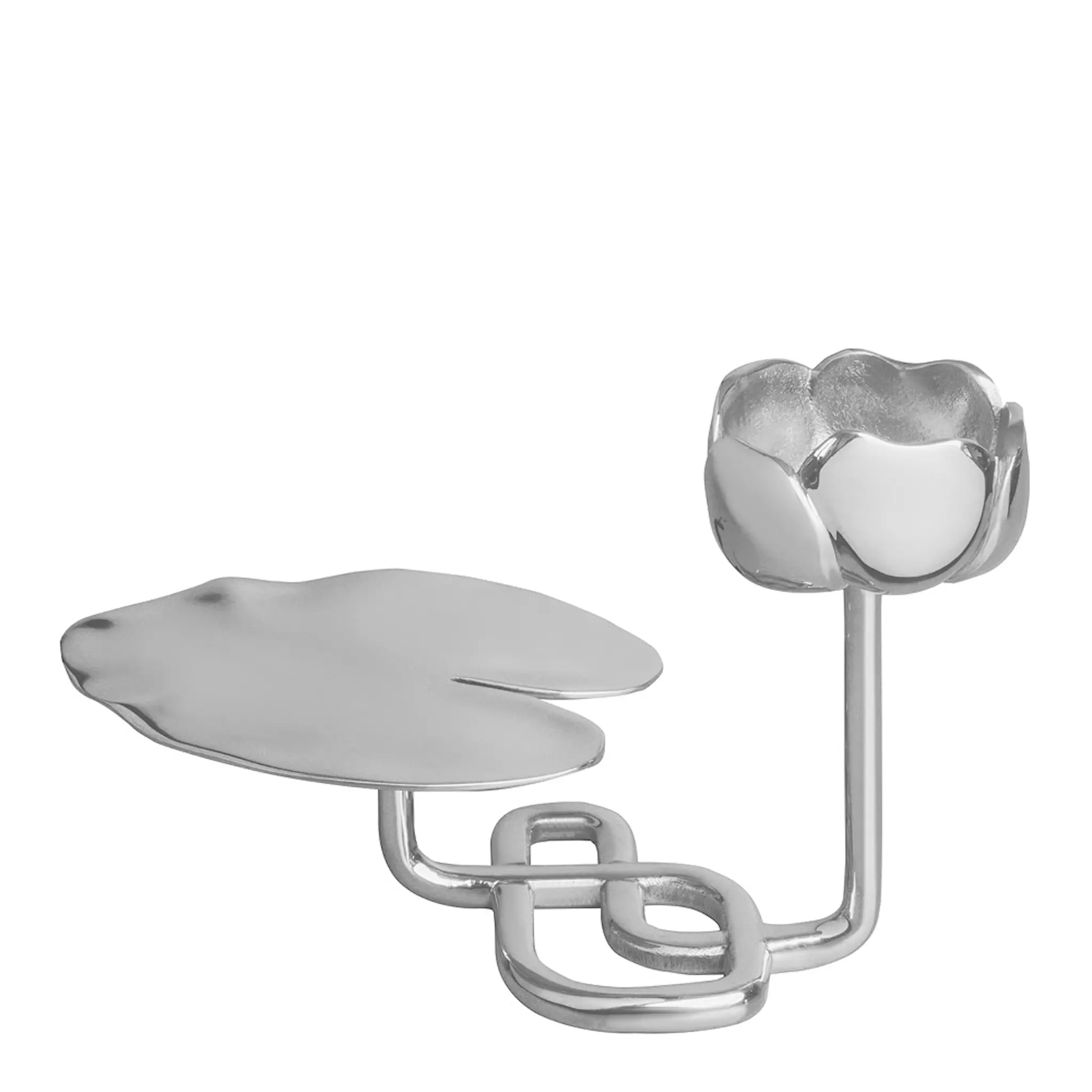 Hilke Ninfea No.1 NP ljusstake 11 cm silver