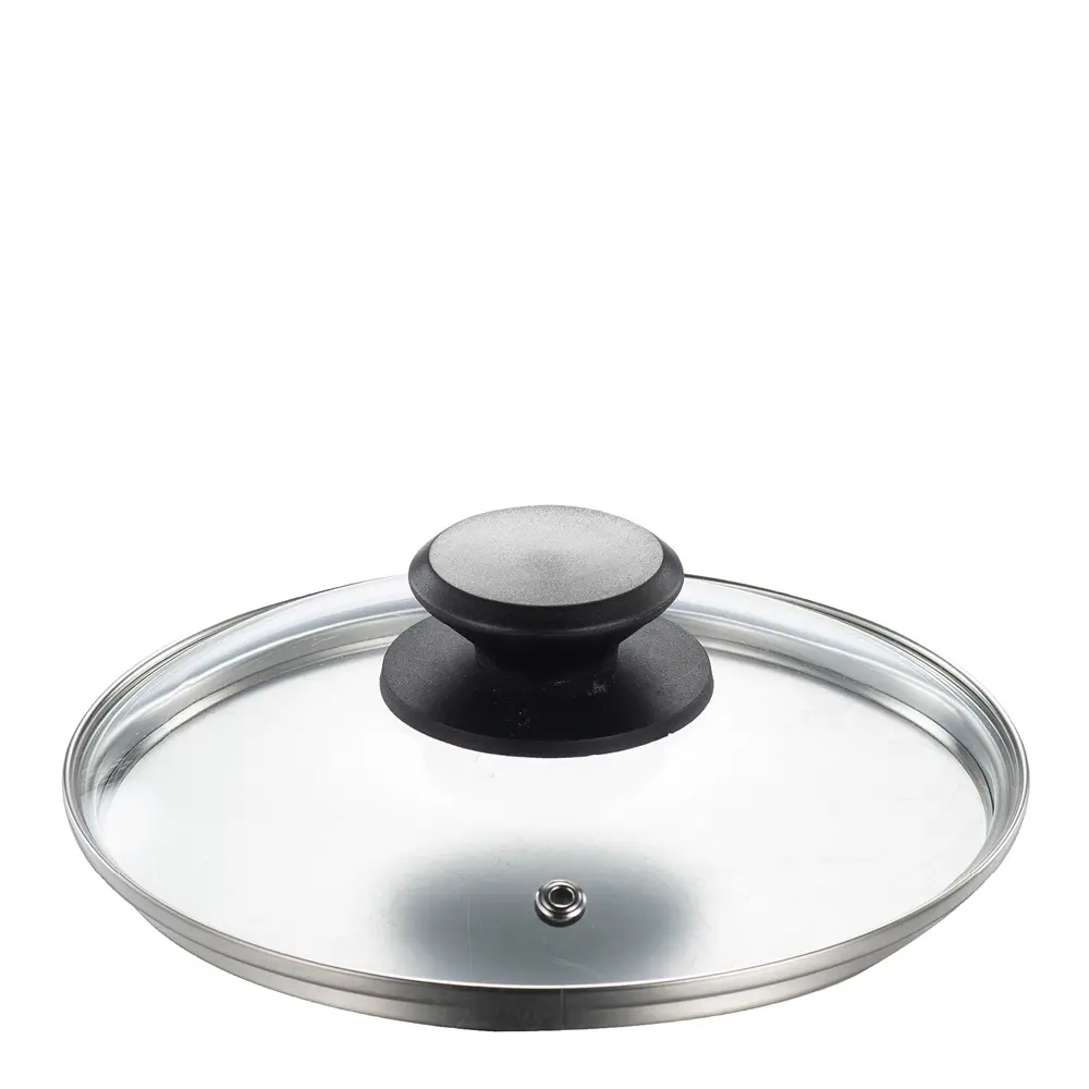 Kitchen Essentials Lasikansi 18 cm Kirkas/Musta