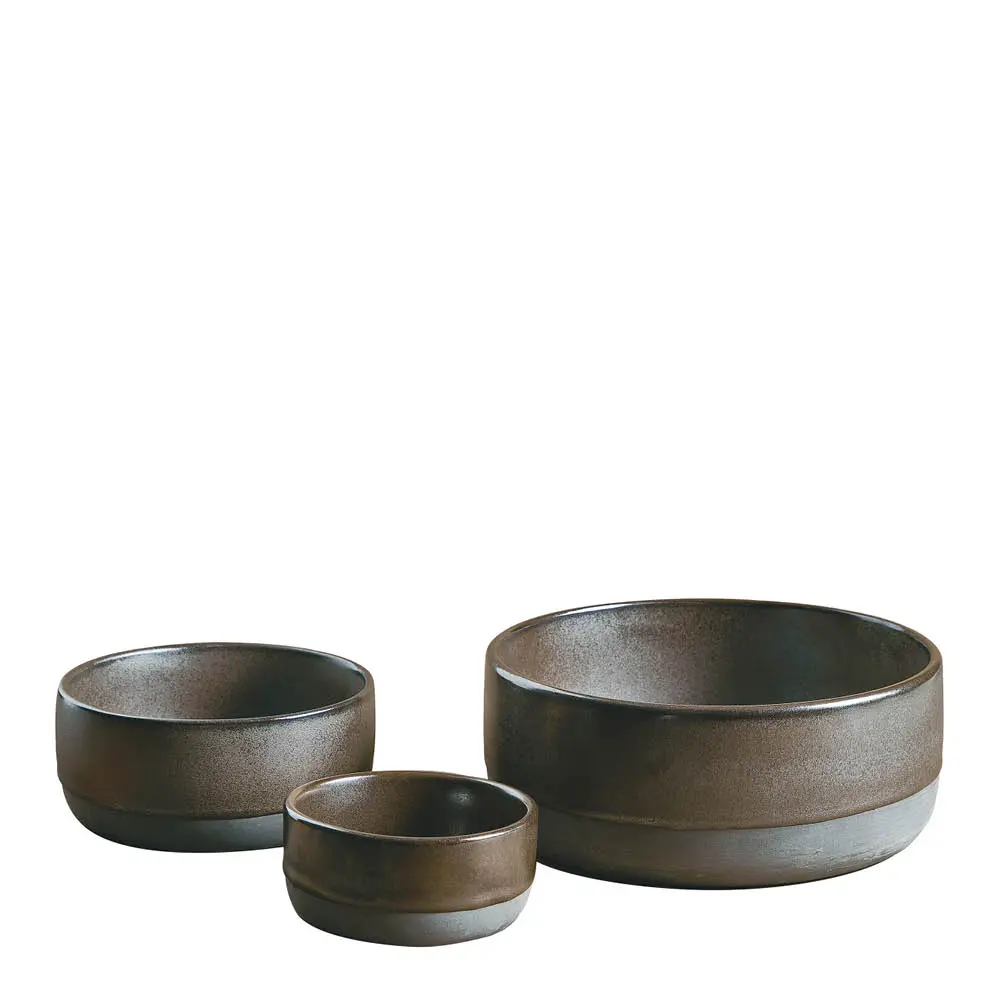 Raw Kulhosetti 3 osaa Metallic Brown