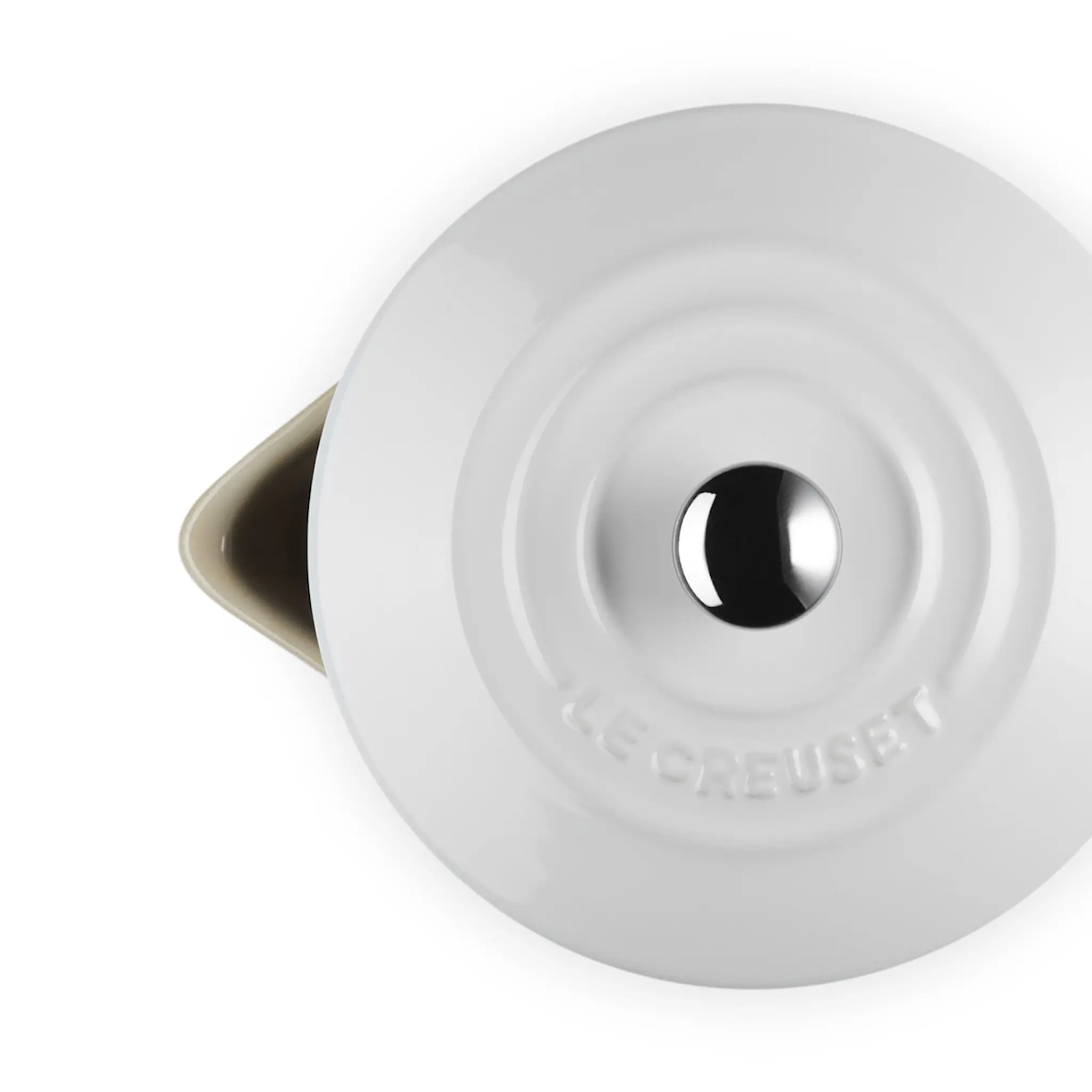 Le Creuset Presskanna stengods 1 L white