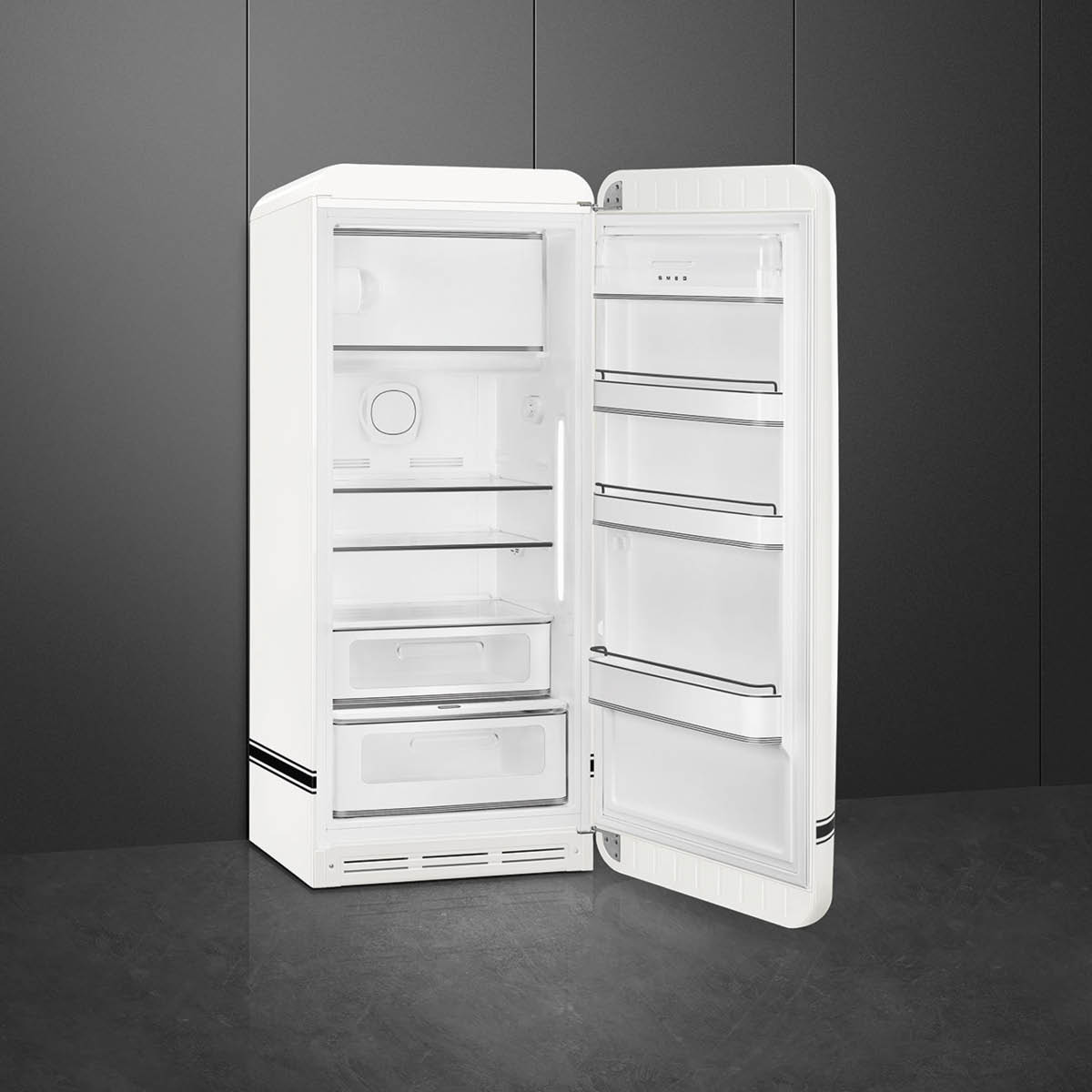 Smeg Smeg x Porsche kylskåp med frysfack Special Edition Carrara White