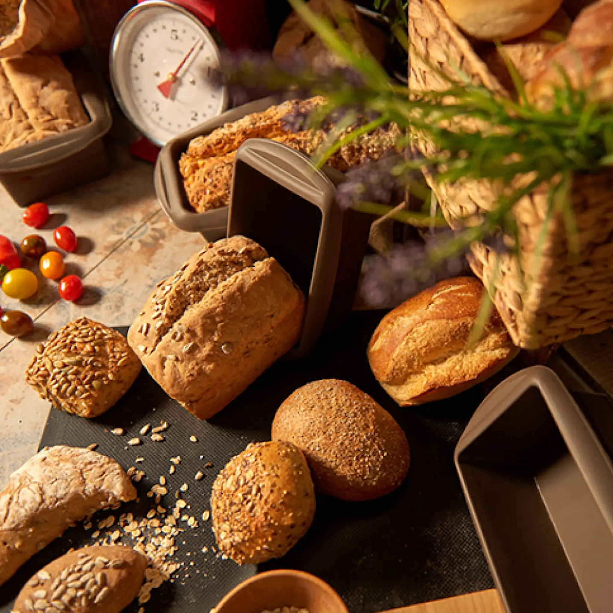 Lurch Flexiform bröd-/kakform 14,5 cm brun