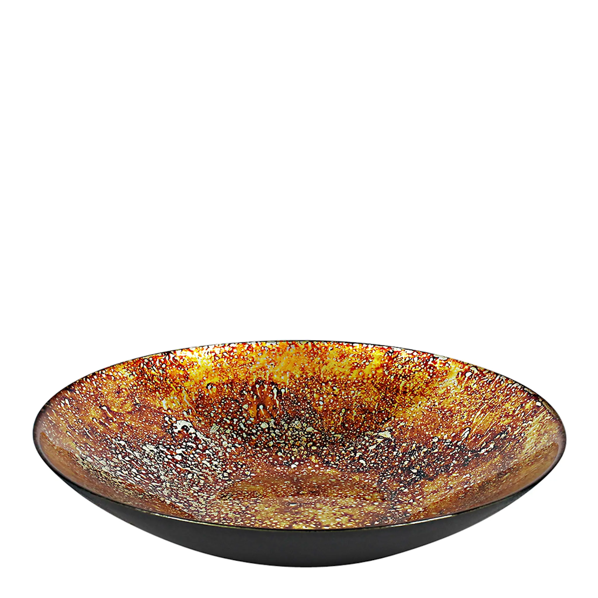 Nybro Crystal Lizzy Fat 30 cm Svart/Lava