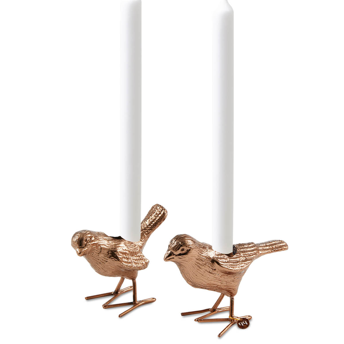 Pols Potten Flock Of Birds ljusstake 12,5 cm 2-pack roséguld