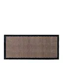 Dot golvmatta 200x90 cm svart/sand