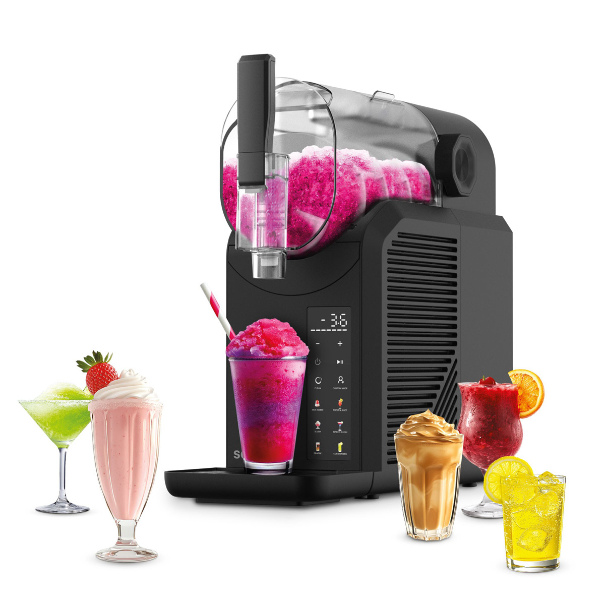 Seeger Slushi Frozen Drink Maker slushmaskin svart