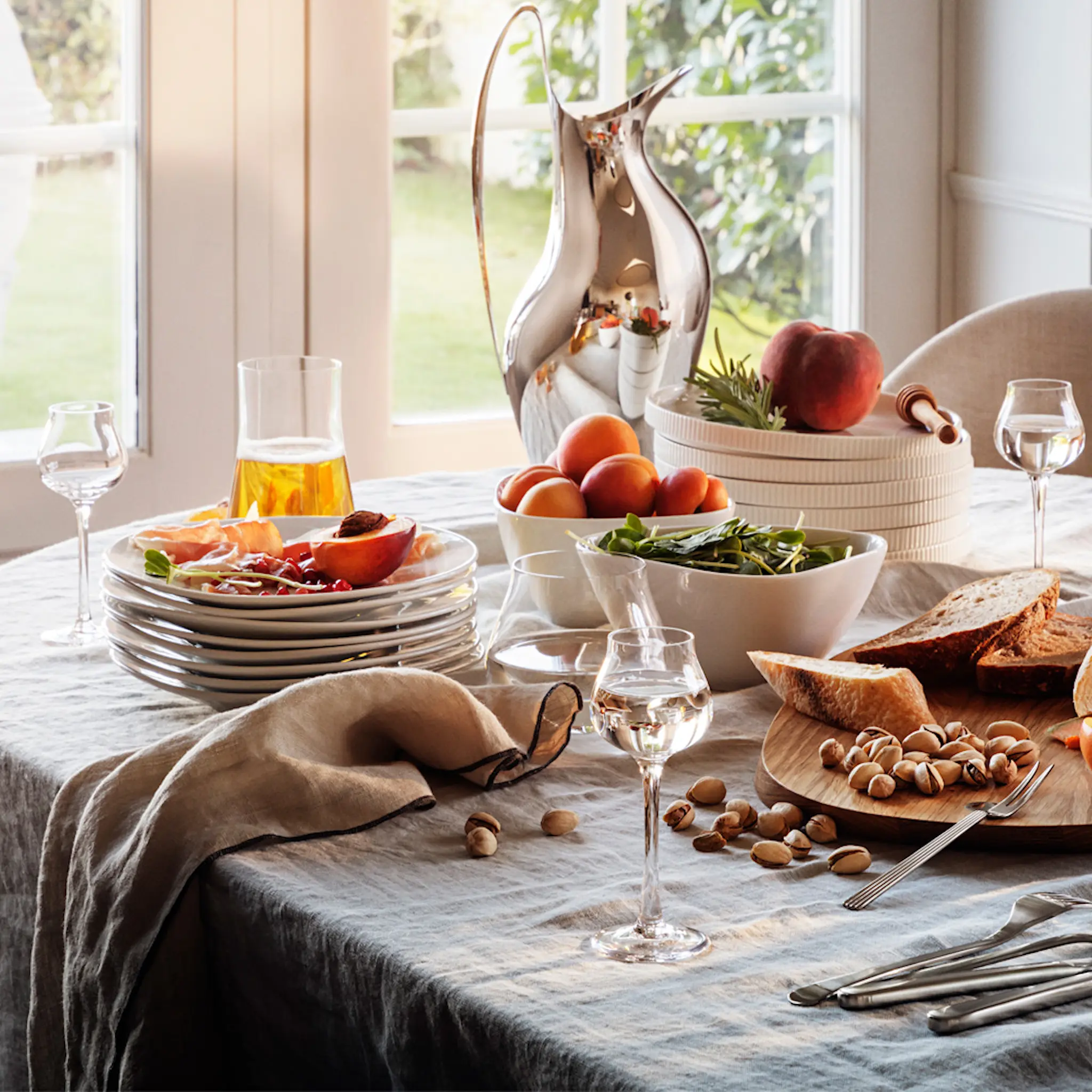 Georg Jensen Sky snaps-/likørglass 6 cl 6 stk hover