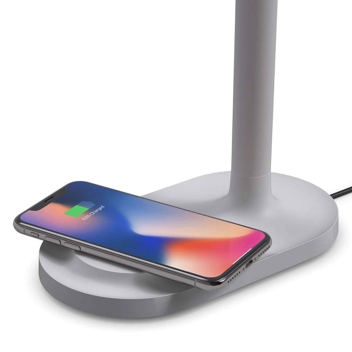 Eva Solo Emendo lampa med trådlös Qi-laddare 29 cm cloud