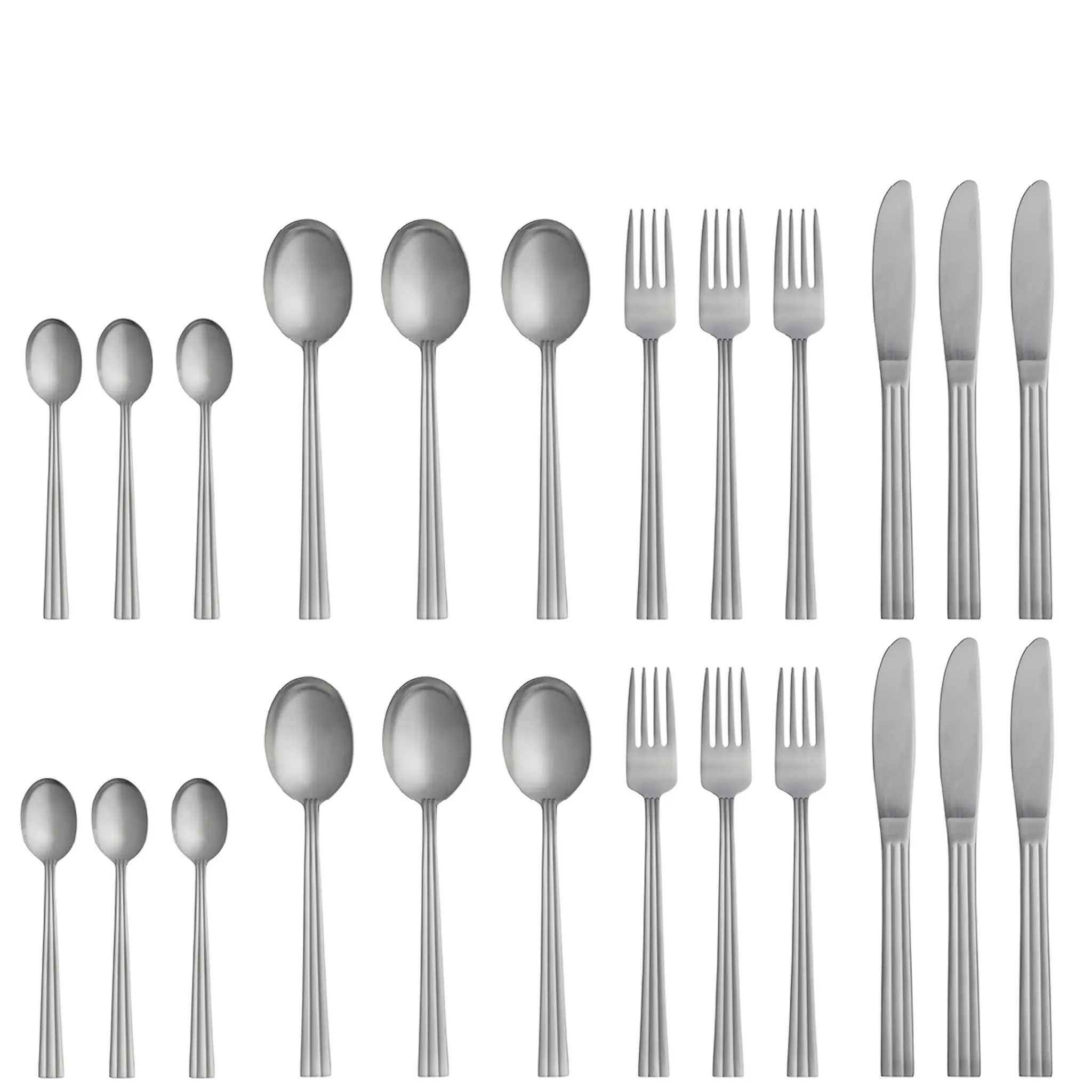 Gense Thebe bestickset edition 2024 24 delar matt stål