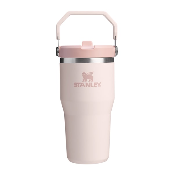 Iceflow Flip Straw tumbler termosflaska 0,6 L Rose quartz