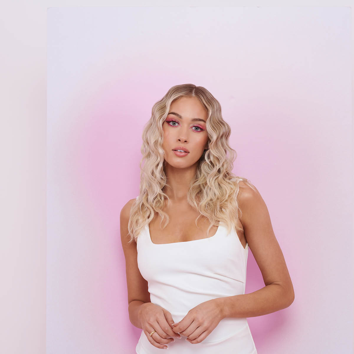 Mermade Cutie Waver vågtång trippel 22 mm lila