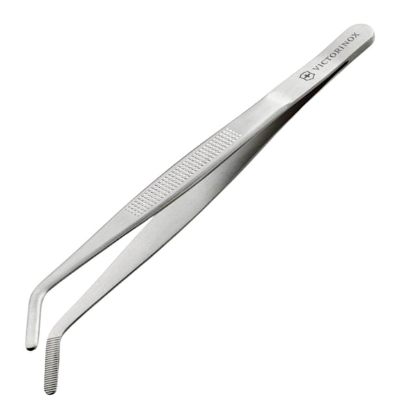 Utensils böjd pincett 16 cm stål