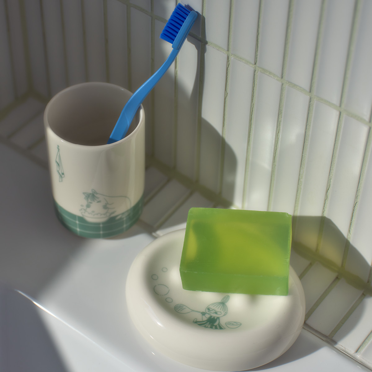 Moomin Arabia Mumin tandborsthållare badstund