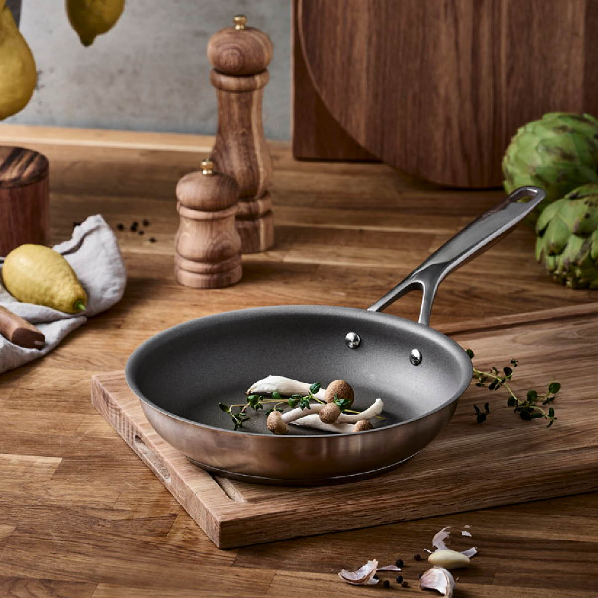 Pillivuyt Gourmet Alagnon stekepanne 24 cm titanium