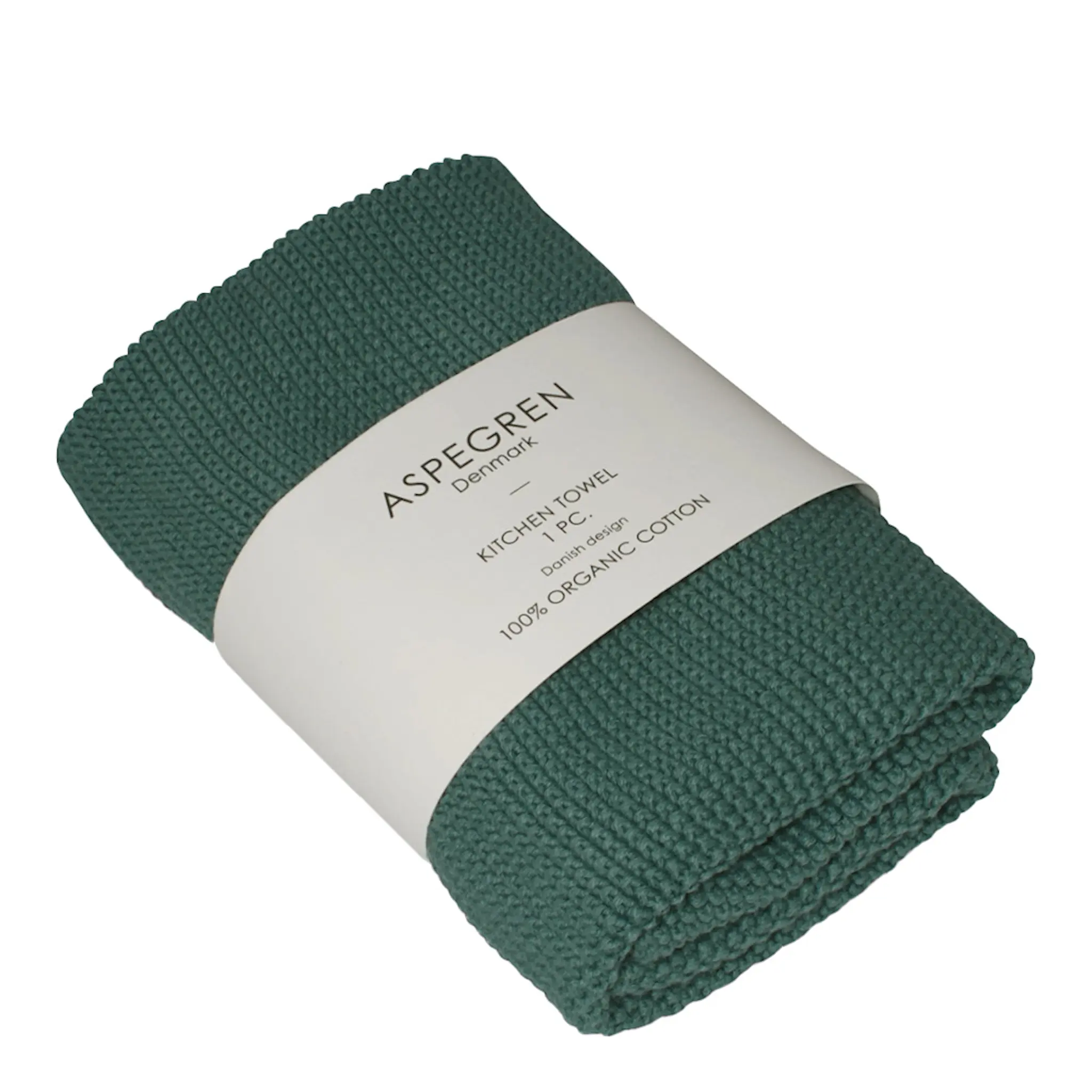 Aspegren Solid kökshandduk 40x50 cm jade