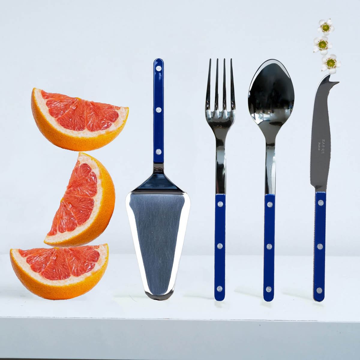 Sabre Bistrot kakespade 25 cm navy blue