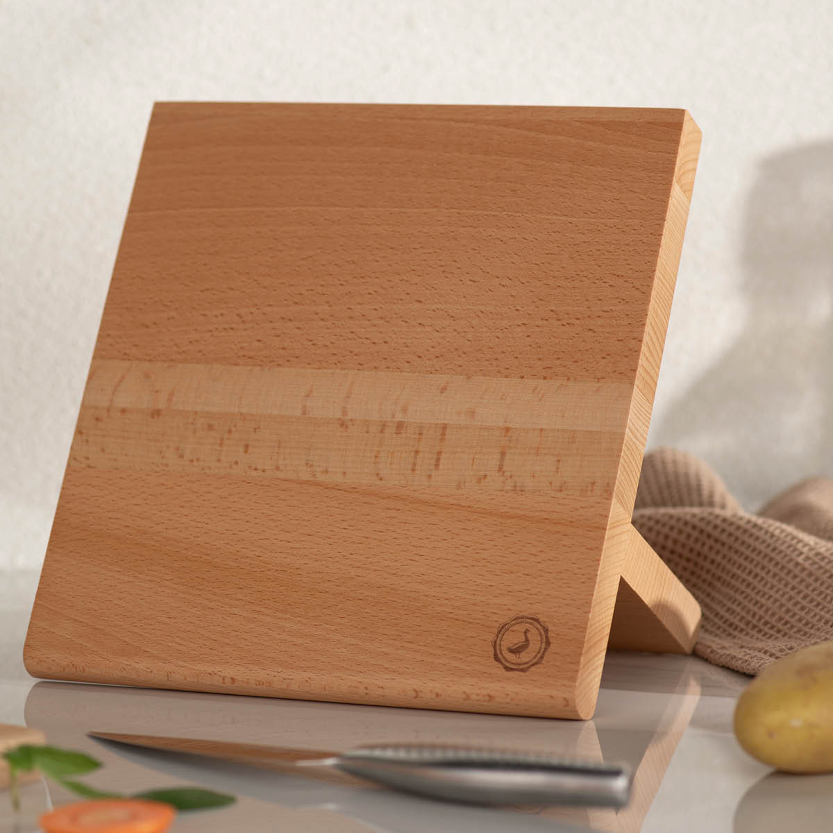 Anders Petter Nordic knivblokk 21x12 cm bøk