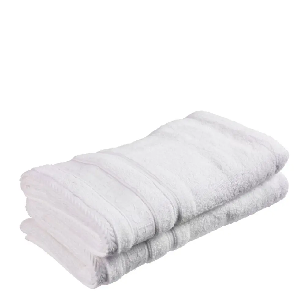 Bath Collection Pyyhe 50x100 cm 2 kpl White Cotton
