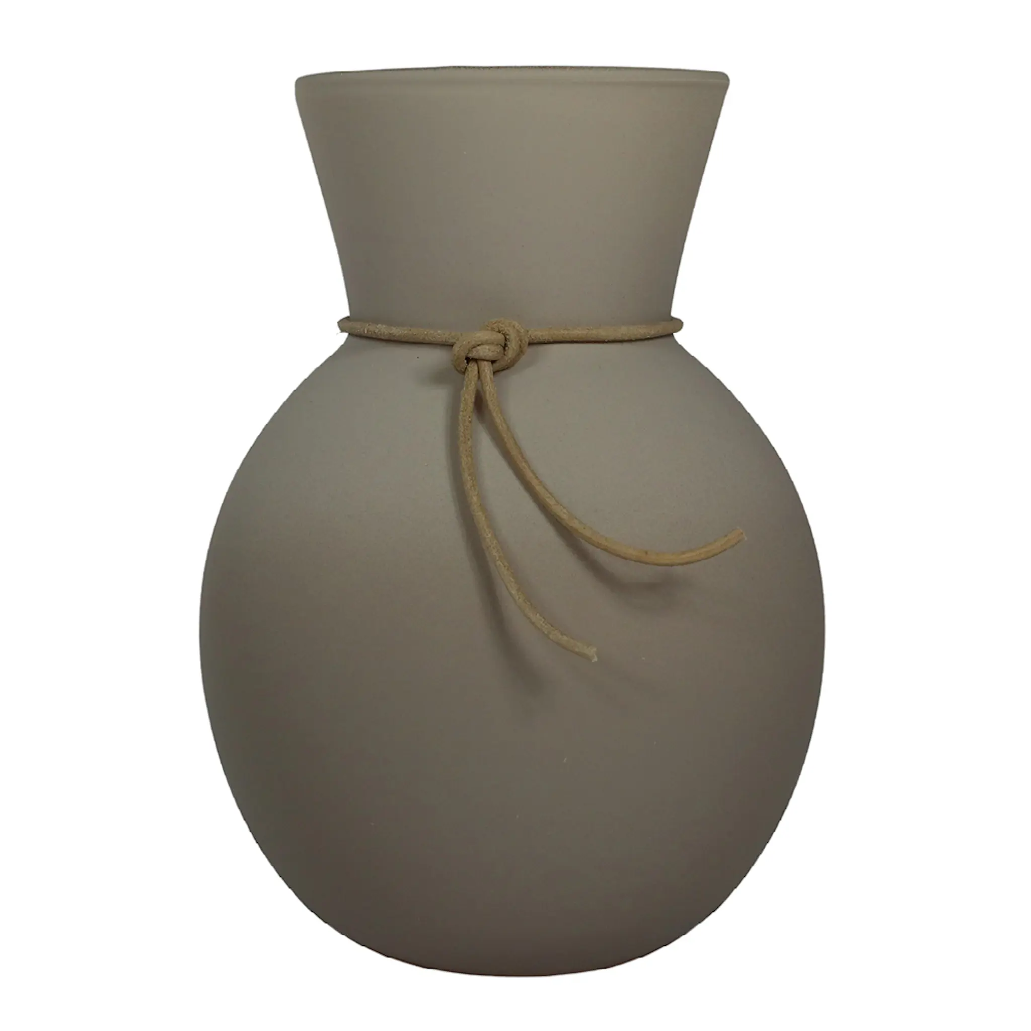 Nybro Crystal Happy Vas 23 cm Cappuccino
