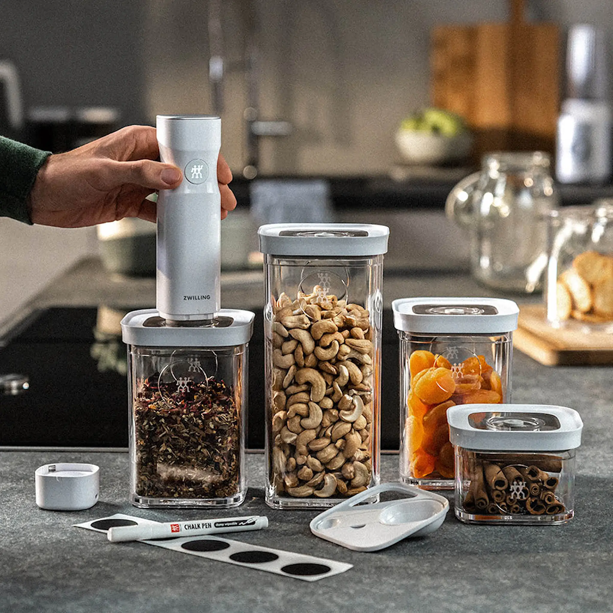 Zwilling Fresh & Save Cube Säilytyspurkki 6 osaa