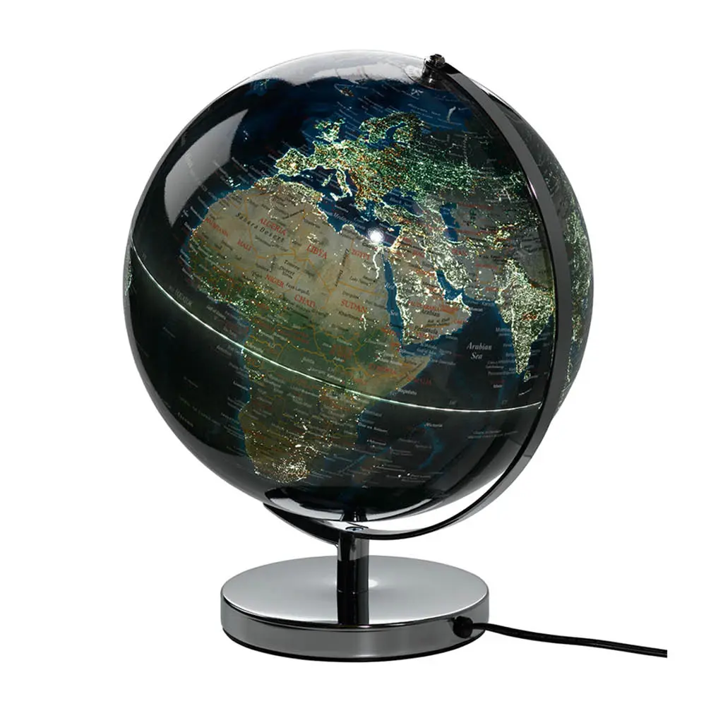 Karttapallo Valaisin LED 31 cm – City Lights