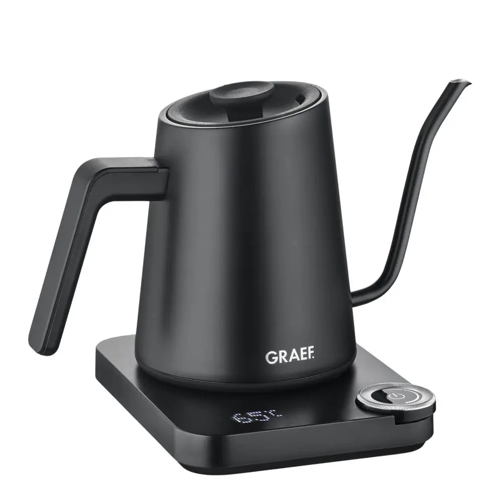 Vedenkeitin pour over GK502 0,9 L 1200W Matta musta