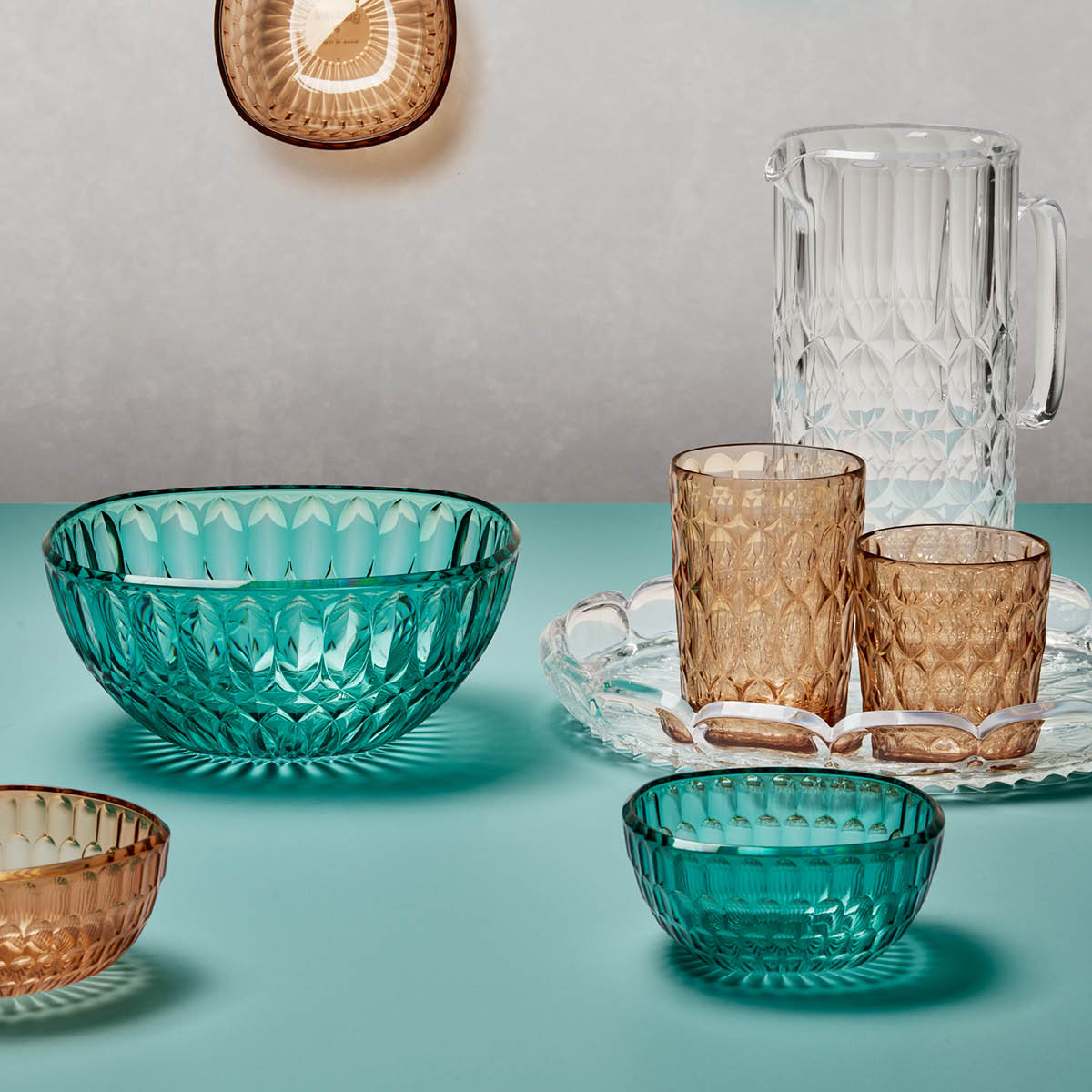 Guzzini Vanity serveringsfat 36 cm bioplast klar