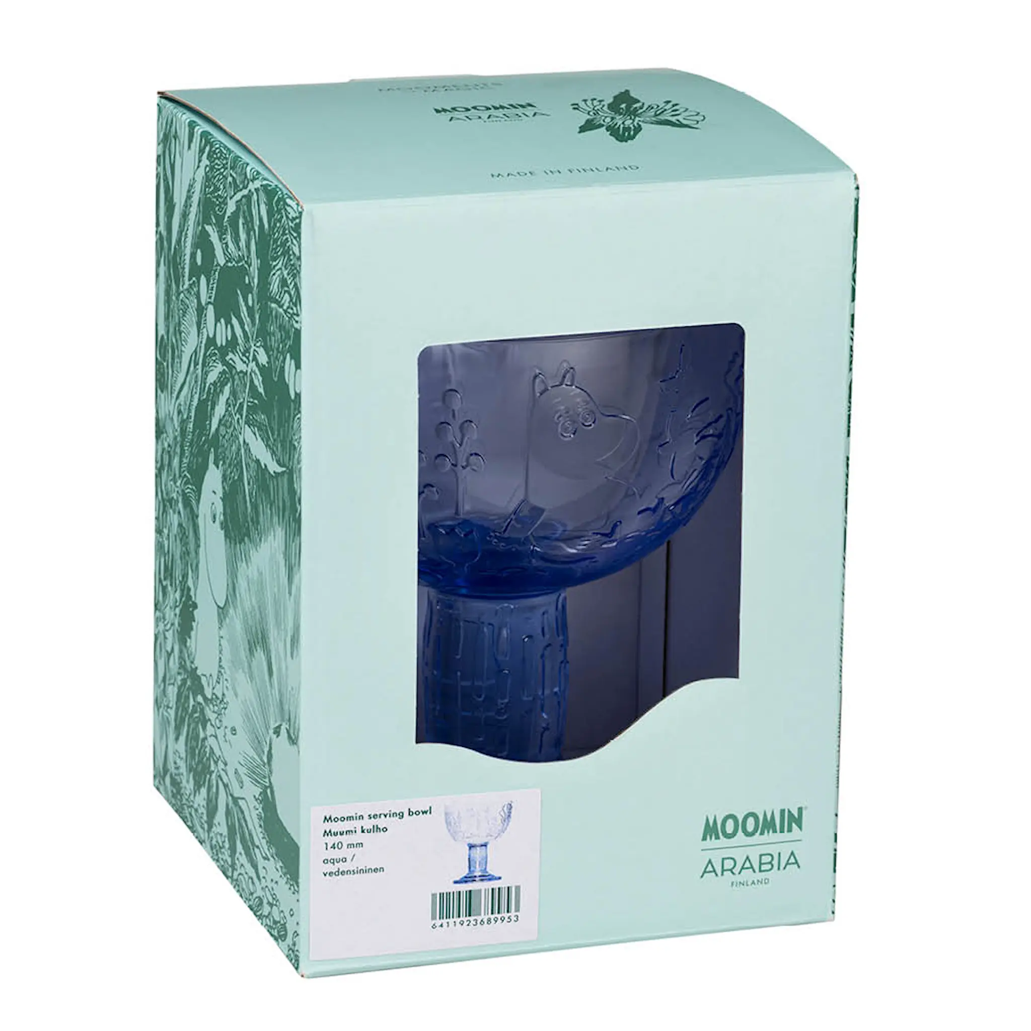 Moomin Iittala Mummi skål 14 cm aqua